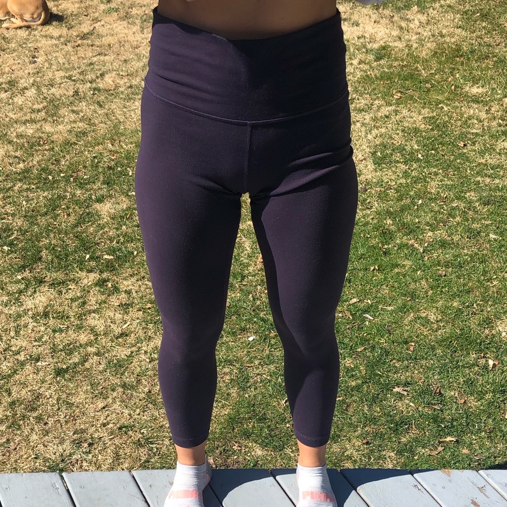 Dark purple lululemon tights